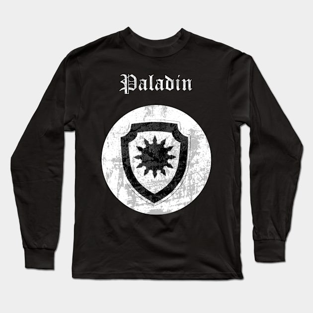 Paladin - Class Long Sleeve T-Shirt by lucafon18